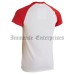 Men's Boxing Gym T-shirt, Red-White